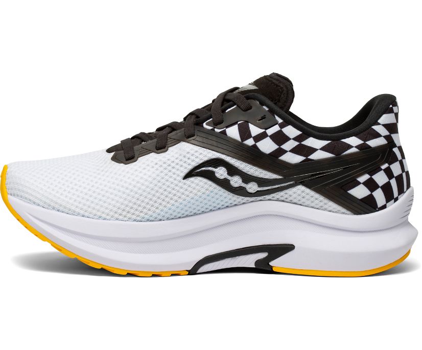 Saucony Axon Women's Running Shoes White / Black | Canada 087OKIR